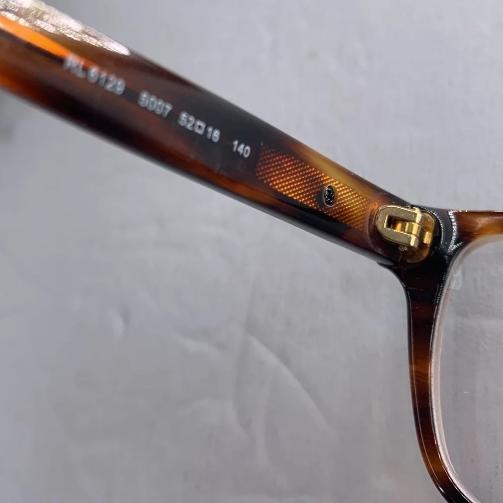 Ralph Lauren RL6129 5007 Dark Tortoise Authentic Eyeglasses 52-16 140